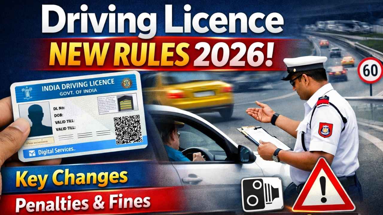 Driving Licence New Rules 2026: Key Changes, Penalties, Digital Services, and Driver Impact