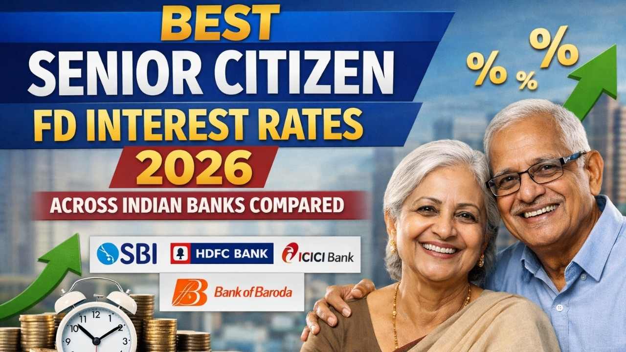 Best Senior Citizen FD Interest Rates 2026 Across Indian Banks Compared Clearly