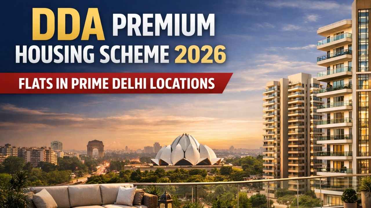 DDA Premium Housing Scheme 2026 Extended Till February 20, Offering Flats In Prime Delhi Locations