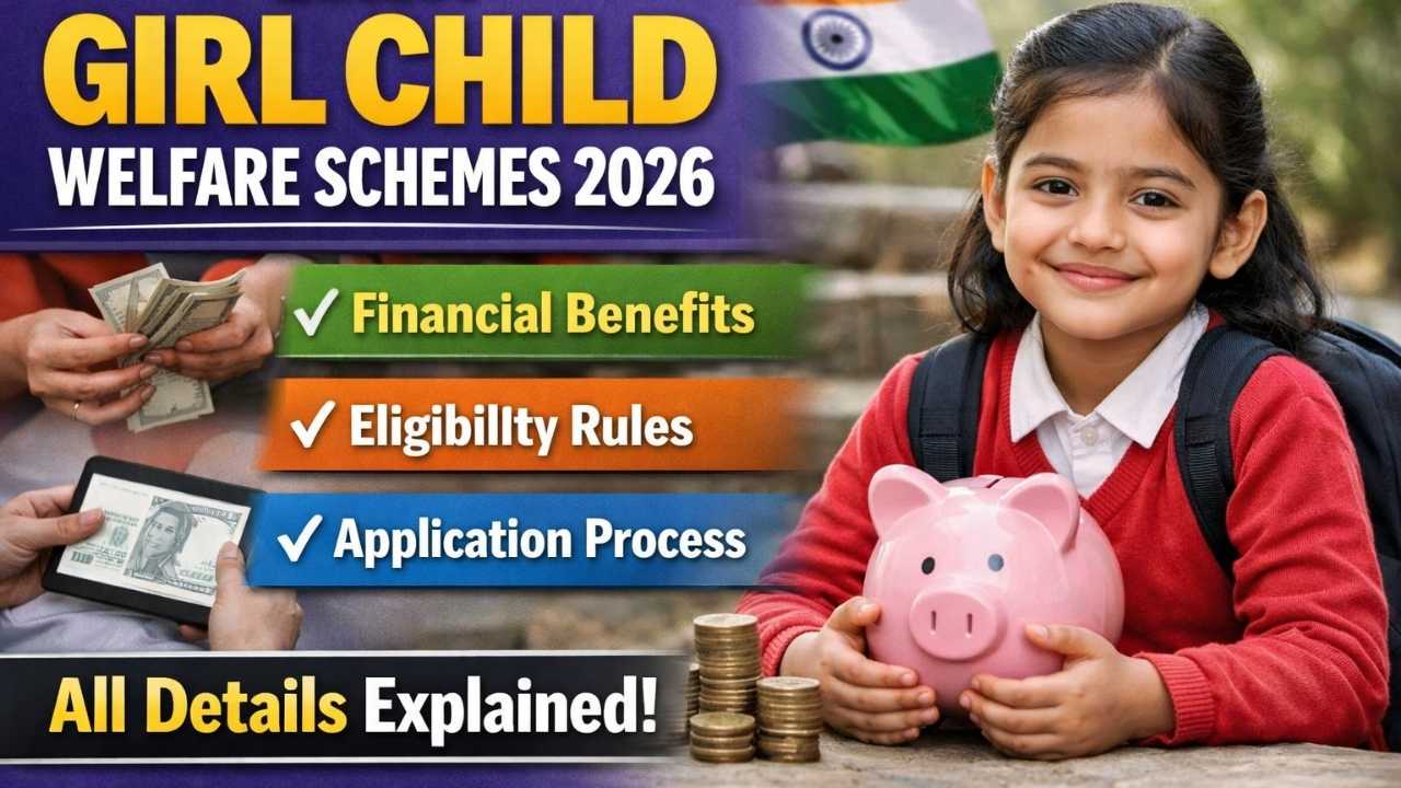 Latest Girl Child Welfare Schemes 2026 With Financial Benefits, Eligibility Rules And Application Process