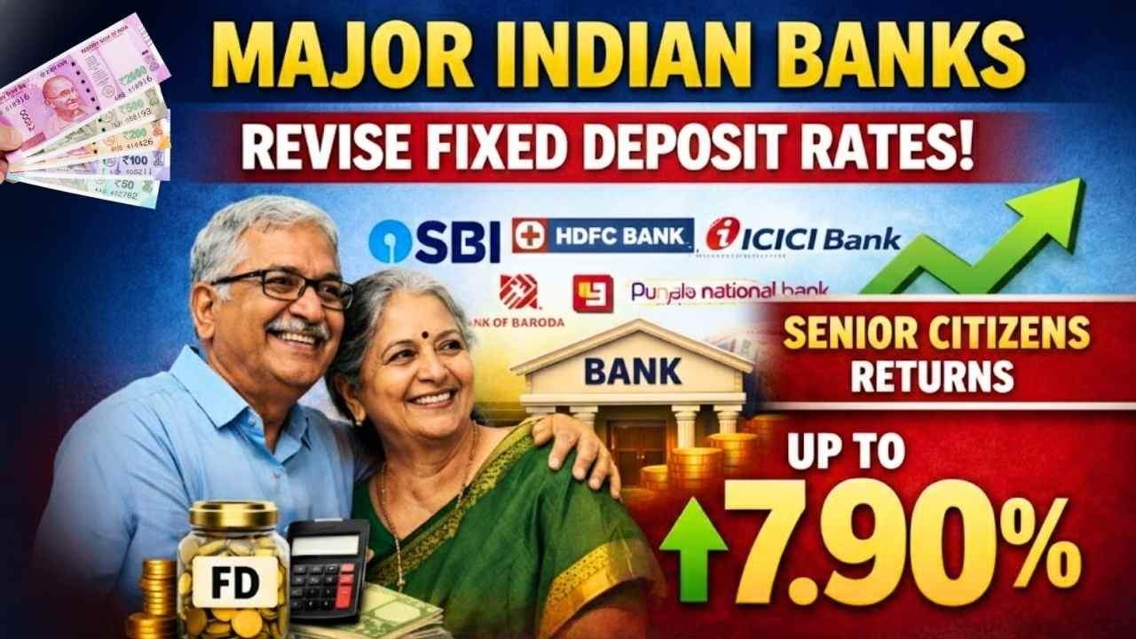 Major Indian Banks Revise Fixed Deposit Rates Offering Senior Citizens Returns Up To 7.90%