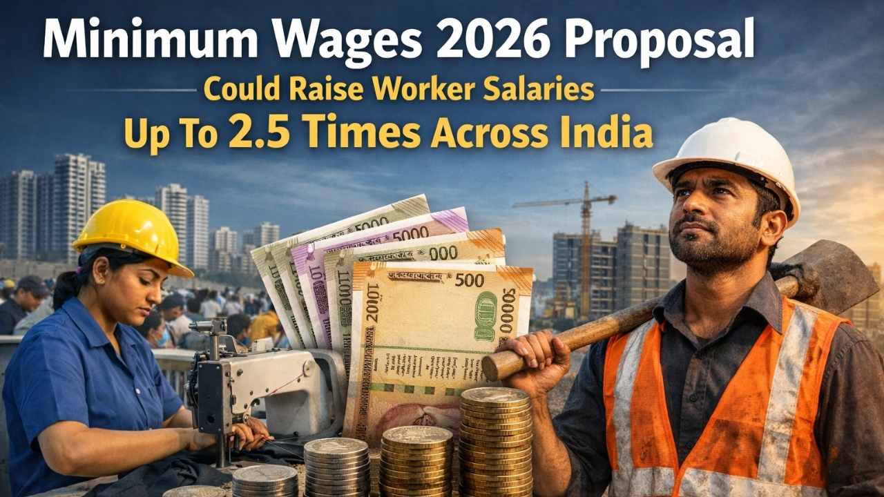 Minimum Wages 2026 Proposal Could Raise Worker Salaries Up To 2.5 Times Across India