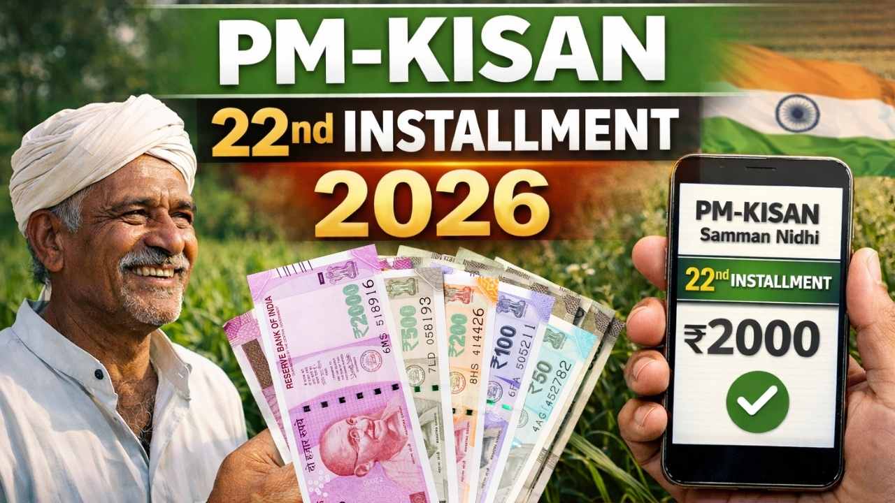 PM-Kisan 22nd Installment 2026 Expected Release Date, Eligibility Details And Payment Status Guide