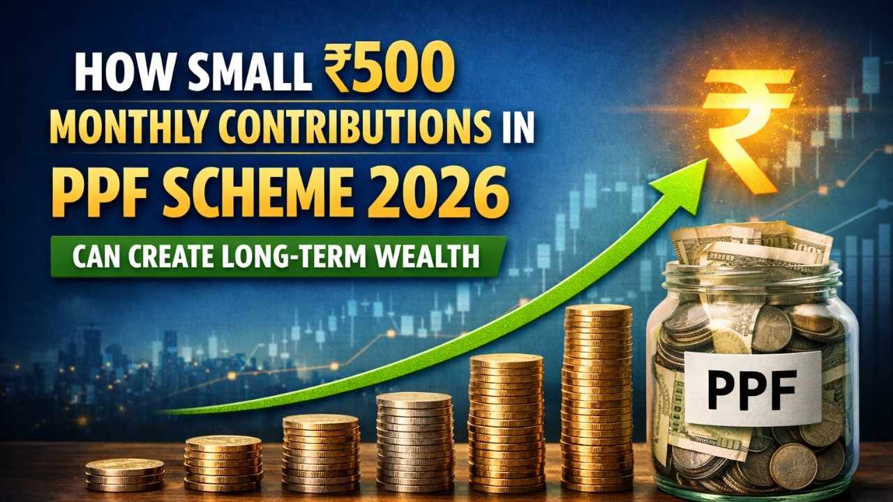 How Small ₹500 Monthly Contributions In PPF Scheme 2026 Can Create Long-Term Wealth