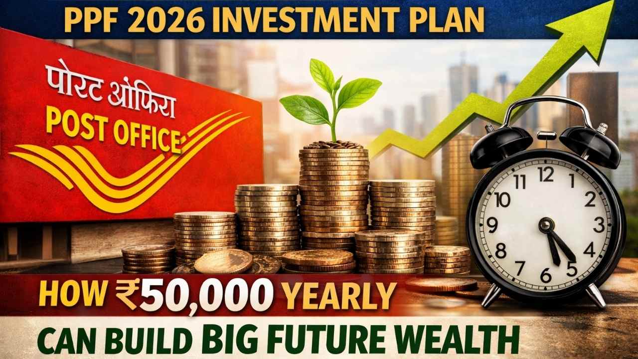 Post Office PPF 2026 Investment Plan: How ₹50,000 Yearly Can Build Big Future Wealth