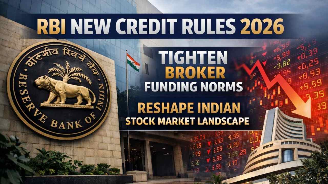 RBI New Credit Rules 2026 Tighten Broker Funding Norms And Reshape Indian Stock Market Landscape