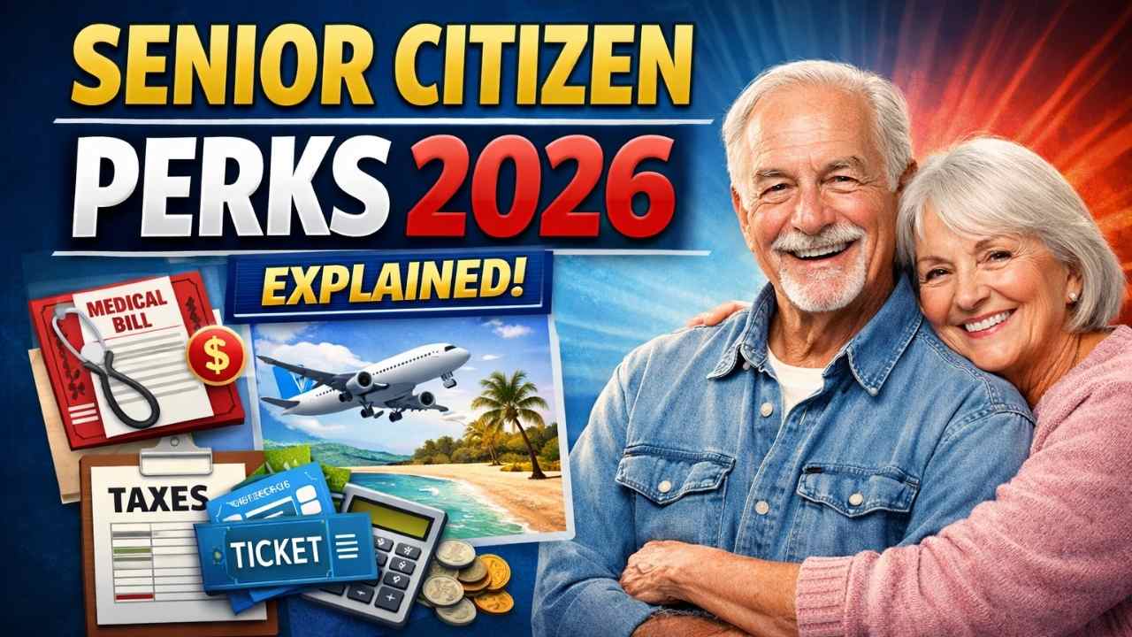 Senior Citizen Perks 2026 Explained: Easy Savings On Medical Bills, Travel Tickets, And Taxes