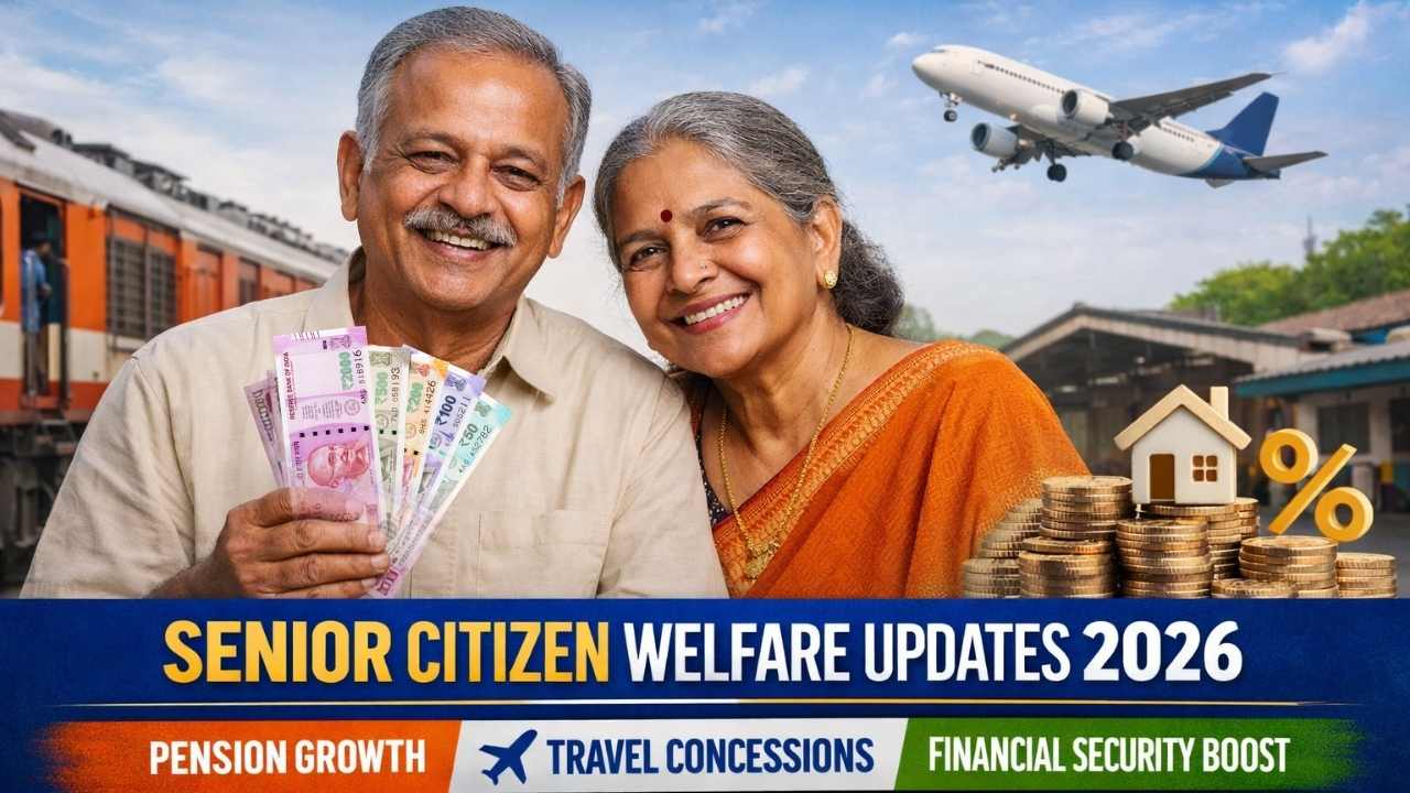 Senior Citizen Welfare Updates 2026: Bringing Pension Growth, Travel Concessions, And Financial Security Boost