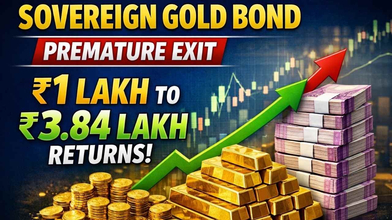 Sovereign Gold Bond Premature Exit Turns ₹1 Lakh Investment Into ₹3.84 Lakh Returns