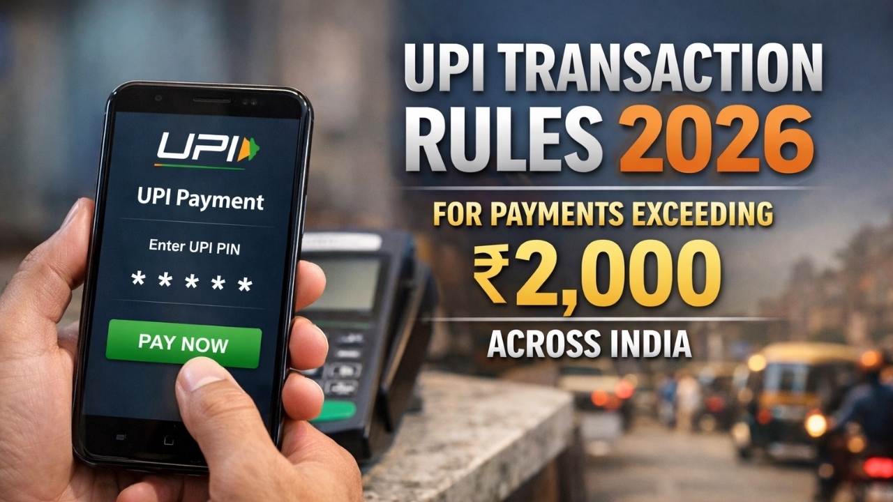 Latest Changes In UPI Transaction Rules 2026 For Payments Exceeding ₹2,000 Across India